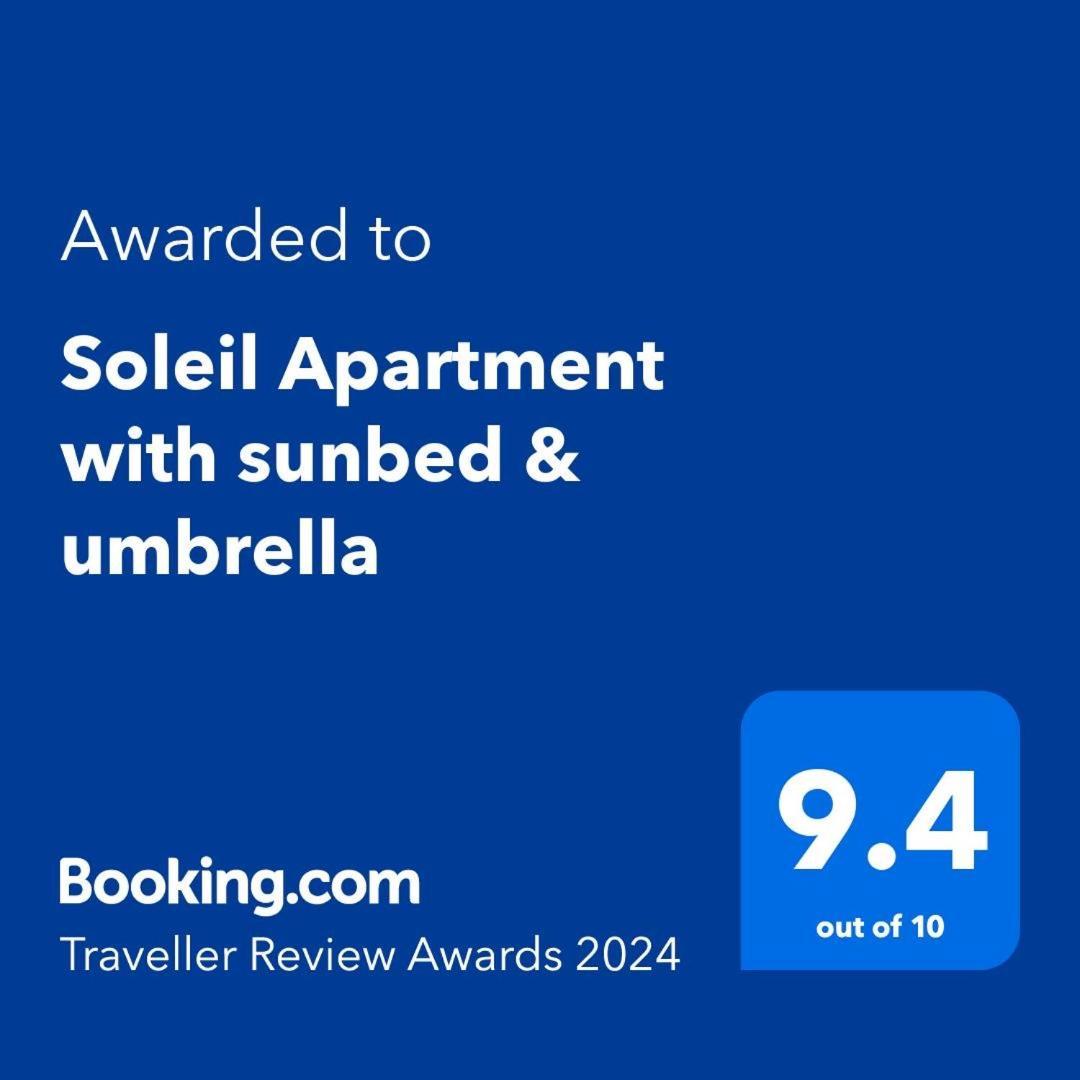 Soleil Apartment With Sunbed & Umbrella Vlorë Buitenkant foto